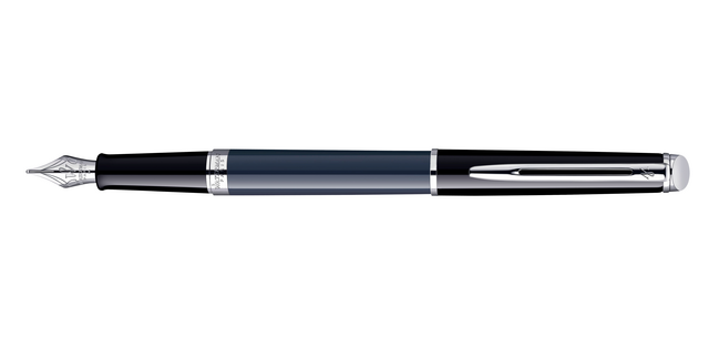 Vulpen Waterman Hémisphère Colour Blocking black en blue CT medium