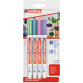 Krijtstift edding 4085 by Securit rond 1-2mm metallic assorti blister à 4 stuks