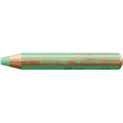 Crayon de couleur STABILO 880 woody 3-en-1 multi-surfaces pastel vert