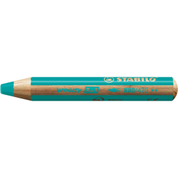 Crayon de couleur STABILO 880 woody 3-en-1 multi-surfaces turquoise