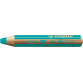 Crayon de couleur STABILO 880 woody 3-en-1 multi-surfaces turquoise