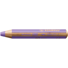 Crayon de couleur STABILO 880 woody 3-en-1 multi-surfaces pastel lilas