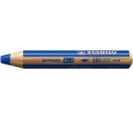 STABILO 880 woody 3-in-1 Buntstift für mehrere Oberflächen blau