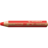 Crayon de couleur STABILO 880 woody 3-en-1 multi-surfaces rouge