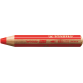 Crayon de couleur STABILO 880 woody 3-en-1 multi-surfaces rouge