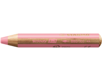 Kleurpotloden STABILO 880 woody 3 in 1 multitalent pastel roze
