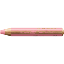 Kleurpotloden STABILO 880 woody 3 in 1 multitalent pastel roze