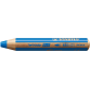 Crayon de couleur STABILO 880 woody 3-en-1 multi-surfaces bleu moyen