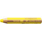 Crayon de couleur STABILO 880 woody 3-en-1 multi-surfaces jaune