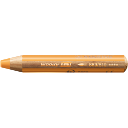 Crayon de couleur STABILO 880 woody 3-en-1 multi-surfaces or