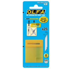 Lame de réserve Olfa KB blister 25 pièces