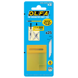 Reservemes Olfa KB blister à 25 stuks