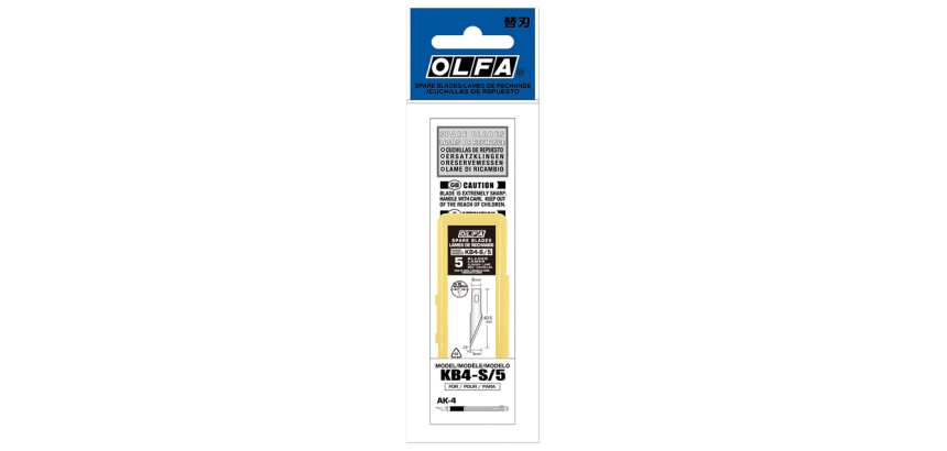 Reservemes Olfa KB4-S blister à 5 stuks