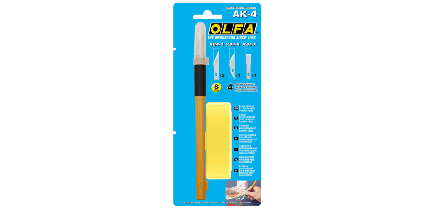 Couteau de précision Olfa AK-4 Pro blister 1 pièce