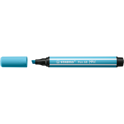 Feutre STABILO Pen 68/57 MAX bleu azur