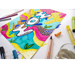 Viltstift STABILO Pen 68/32 Max donkerblauw