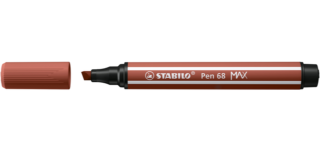 Feutre STABILO Pen 68/75 MAX sienne