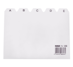 Light gray Han alphabet A6 HA-986 divider