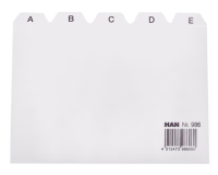 Intercalaire Han aplhabet A6 HA-986 gris clair