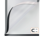 Infokader Nobo zelfklevend A3 zilver 2 stuks