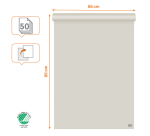 Papier chevalet de conférence Nobo Standard 65x95cm double face à plat 50 feuilles