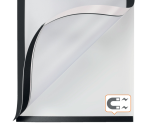 Infokader Nobo zelfklevend A4 zwart 2 stuks