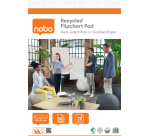 Flipoverpapier Nobo gerecycled 58x81cm dubbelzijdig plano 50vel