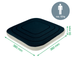 Coussin d'assise Leitz Ergo avec housse en tissu