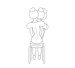 Coussin d'assise Leitz Ergo avec housse en tissu