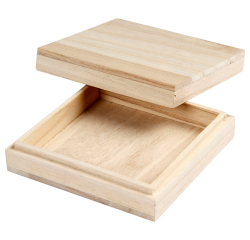 Boîte en bois Crativ Company 10x10x3cm