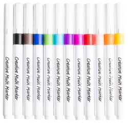 Feutre multifonctionnel Creativ Company 4mm set 12 couleurs