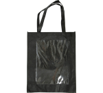 Sac personnalisable Creativ Company 42x34x12cm avec pochette plastifié noir