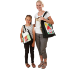 Sac personnalisable Creativ Company 42x34x12cm avec pochette plastifié noir