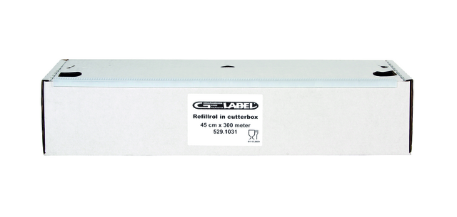 Film alimentaire IEZZY 45cmx300m 1 rouleau en boîte distributrice