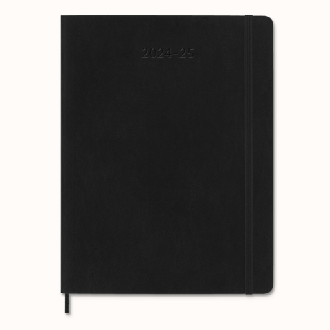 Agenda 2024/2025 Moleskine 18M Planner Weekly 7dagen/1pagina extra large sc black