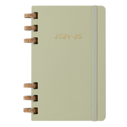 Agenda 2024/2025 Moleskine 12 mois Academic Planner 7j/2p large souple kiwi