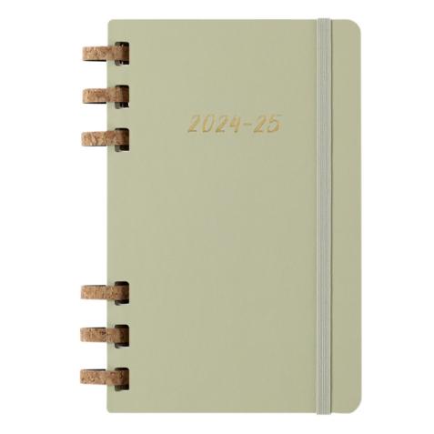 Agenda 2024/2025 Moleskine 12 mois Academic Planner 7j/2p large souple kiwi