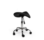 Siège amazone Office Bas roulettes dures noir