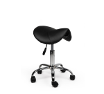 Siège amazone Office Bas roulettes dures noir