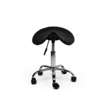 Siège amazone Office Bas roulettes dures noir