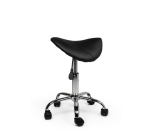 Siège amazone Office Bas roulettes dures noir