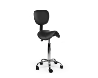 Siège amazone Office dossier Medium roulettes dures noir