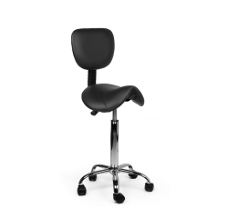 Siège amazone Office dossier Medium roulettes dures noir