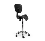 Siège amazone Office dossier Haut roulettes dures noir