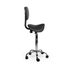 Siège amazone Office dossier Haut roulettes dures noir