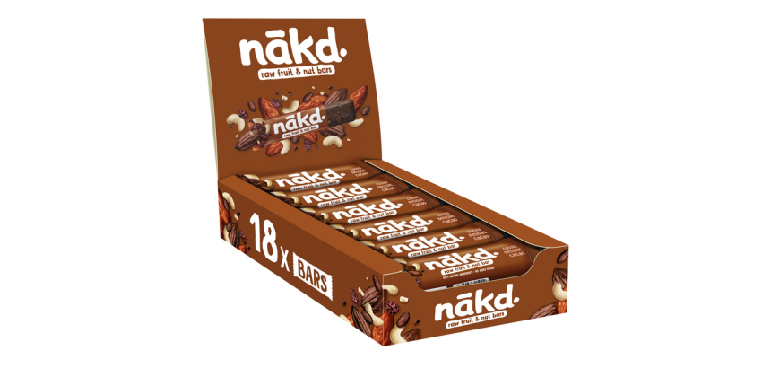 Barre aux fruits et noix NAKD Cacao delight 18x 35g