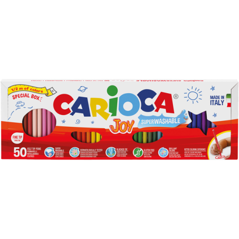 Feutre Carioca Joy set 50 couleurs