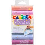 Verfstift Carioca Temperello set à 8 pastelkleuren