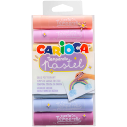 Feutre peinture Carioca Temperello set 8 couleurs pastel