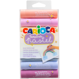 Verfstift Carioca Temperello set à 8 pastelkleuren